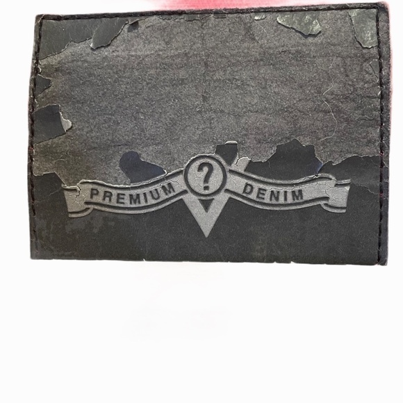 Guess  Ladies Red and Black Premium Denim Jacket - Picture 2 of 10